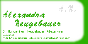 alexandra neugebauer business card